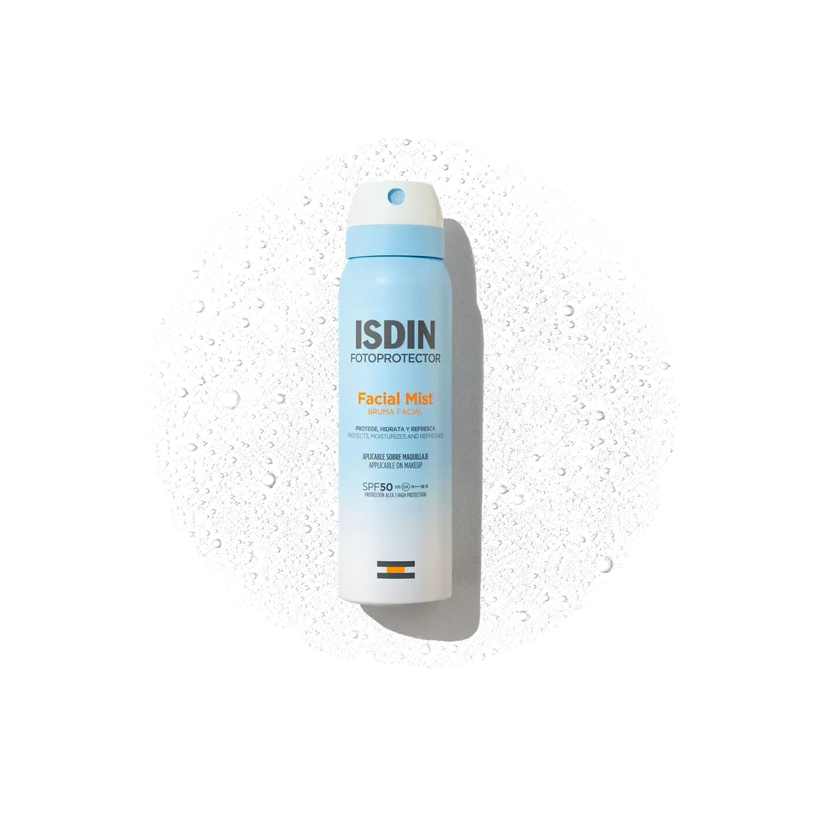 ISDIN Fotoprotector Facial Mist SPF50 100ml — Bruma Reaplicadora — DermaPharma
