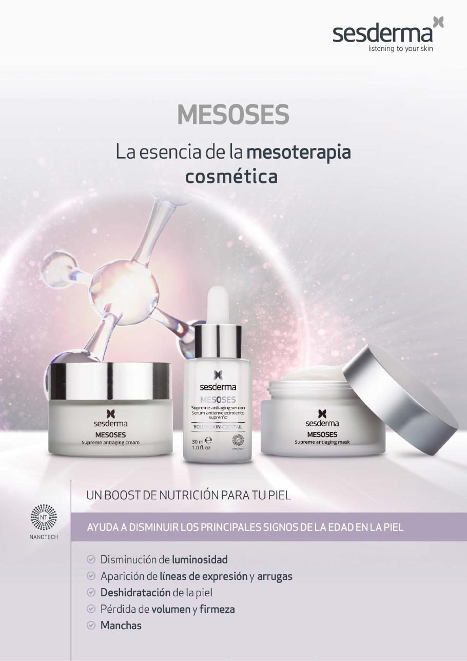 Folleto oficial Sesderma linea mesoses