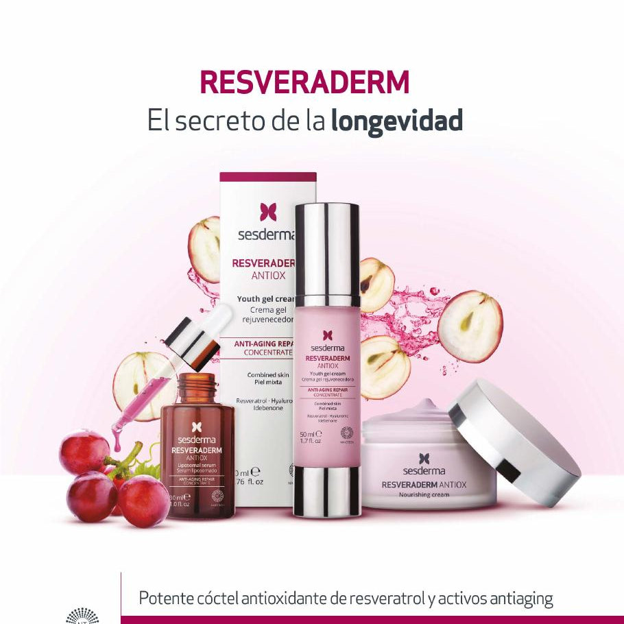 Folleto oficial Sesderma linea resveraderm