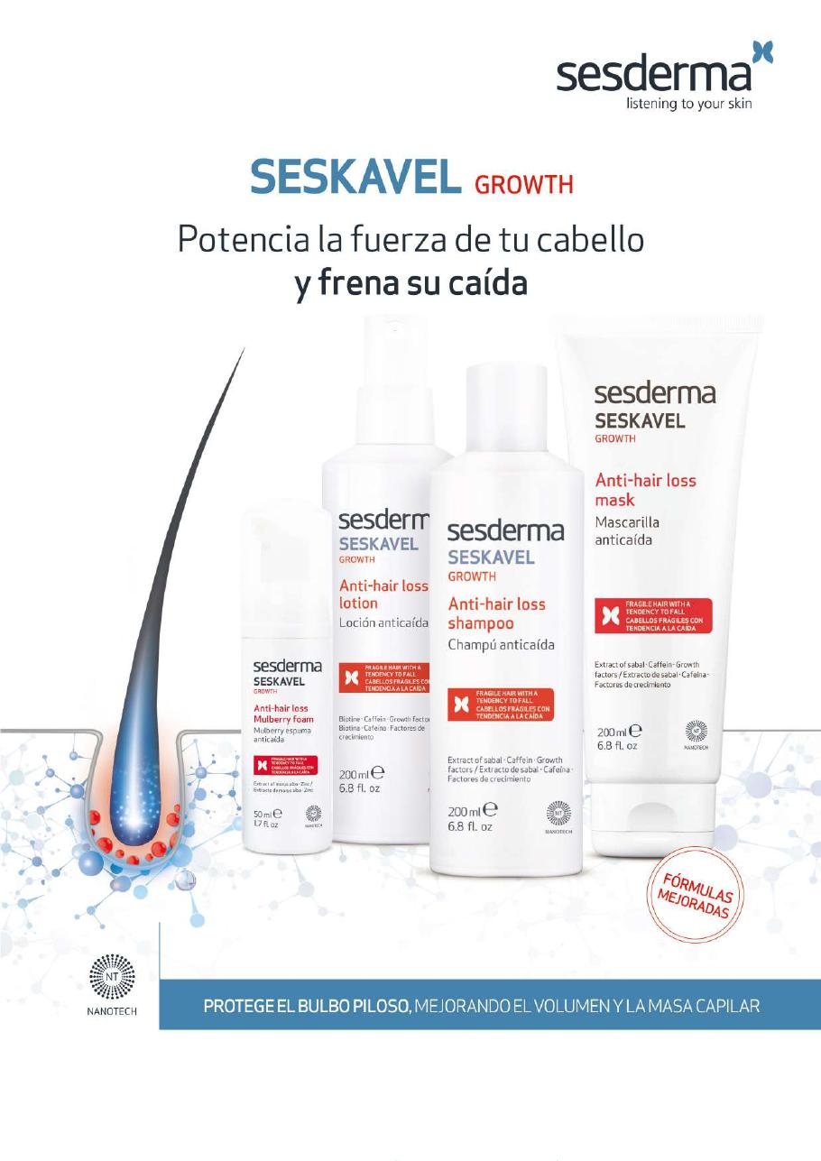 Folleto oficial Sesderma linea seskavel