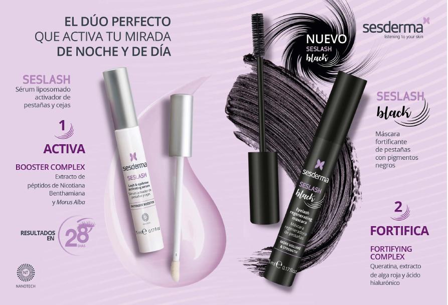 Folleto oficial Sesderma linea seslash black paciente
