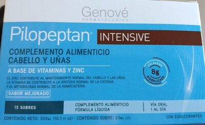 Pilopeptan Intensive 15 Sobres — Choque Anticaída de Genové — DermaPharma