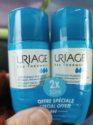 Uriage Promo Desodorante Power3 50g x2 — Antitranspirante — DermaPharma