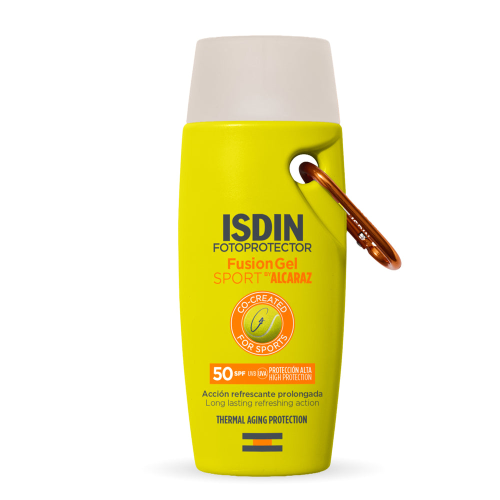 ISDIN Fotoprotector Fusion Gel by Alcaraz SPF50 100ml protector solar corporal edición Carlos Alcaraz
