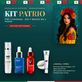 Kit Patrio · Piel Luminosa: Vichy Liftactiv Collagen, HD Melan TXA SPF50+, La Roche-Posay Redermic R y Glutanex Glow Therapy