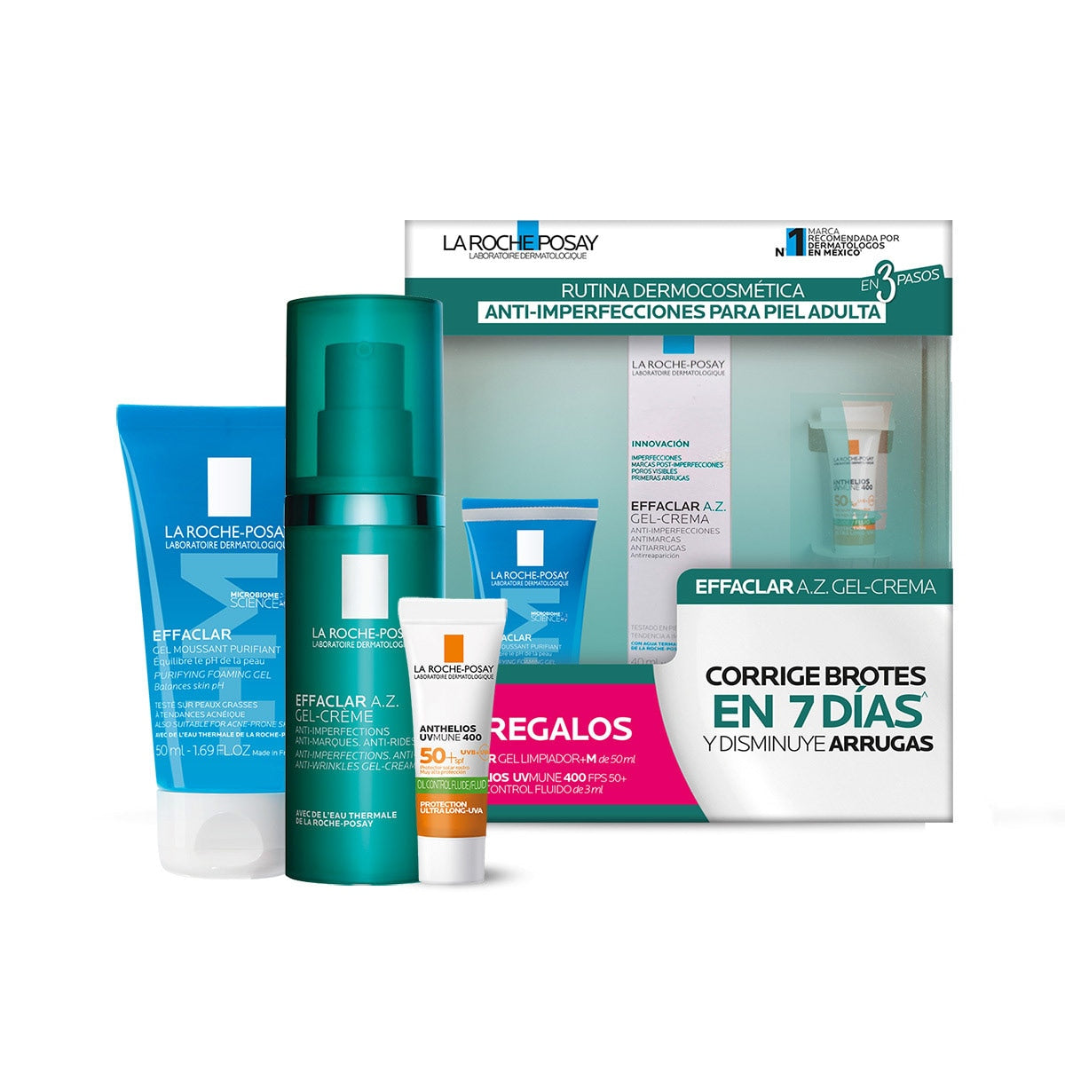 La Roche-Posay Kit Effaclar A.Z. Rutina Anti-Imperfecciones Piel Adulta