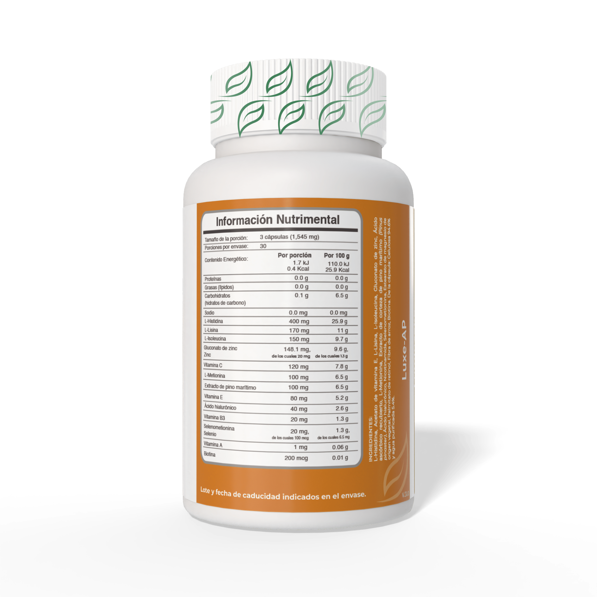 Biobo Labs LumidaSkn Luxe-AP 90 Cápsulas — Fotoprotección Oral y Luminosidad (30 Días) — DermaPharma