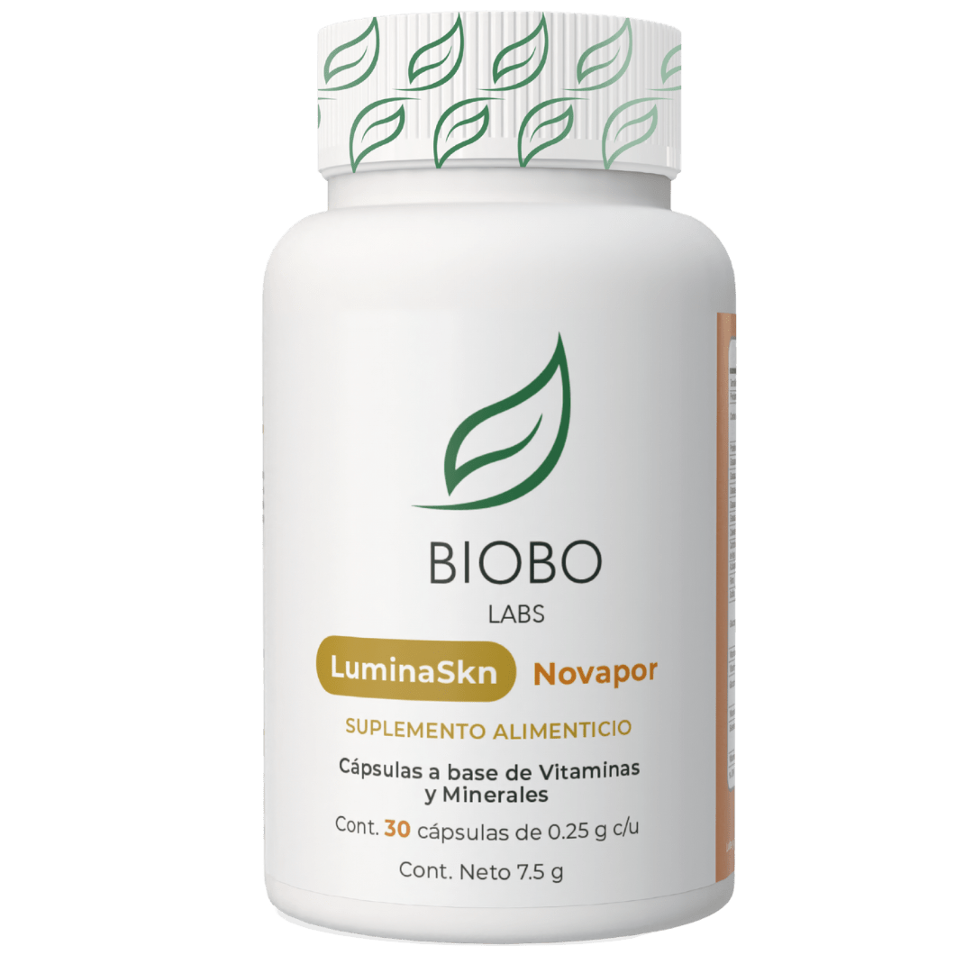 Biobo Labs LumidaSkn Novapor 30 Cápsulas — Control de Grasa y Barrera Cutánea — DermaPharma