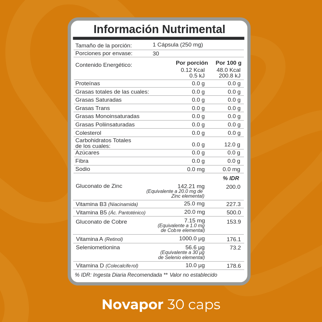 Biobo Labs LumidaSkn Novapor 30 Cápsulas — Control de Grasa y Barrera Cutánea — DermaPharma