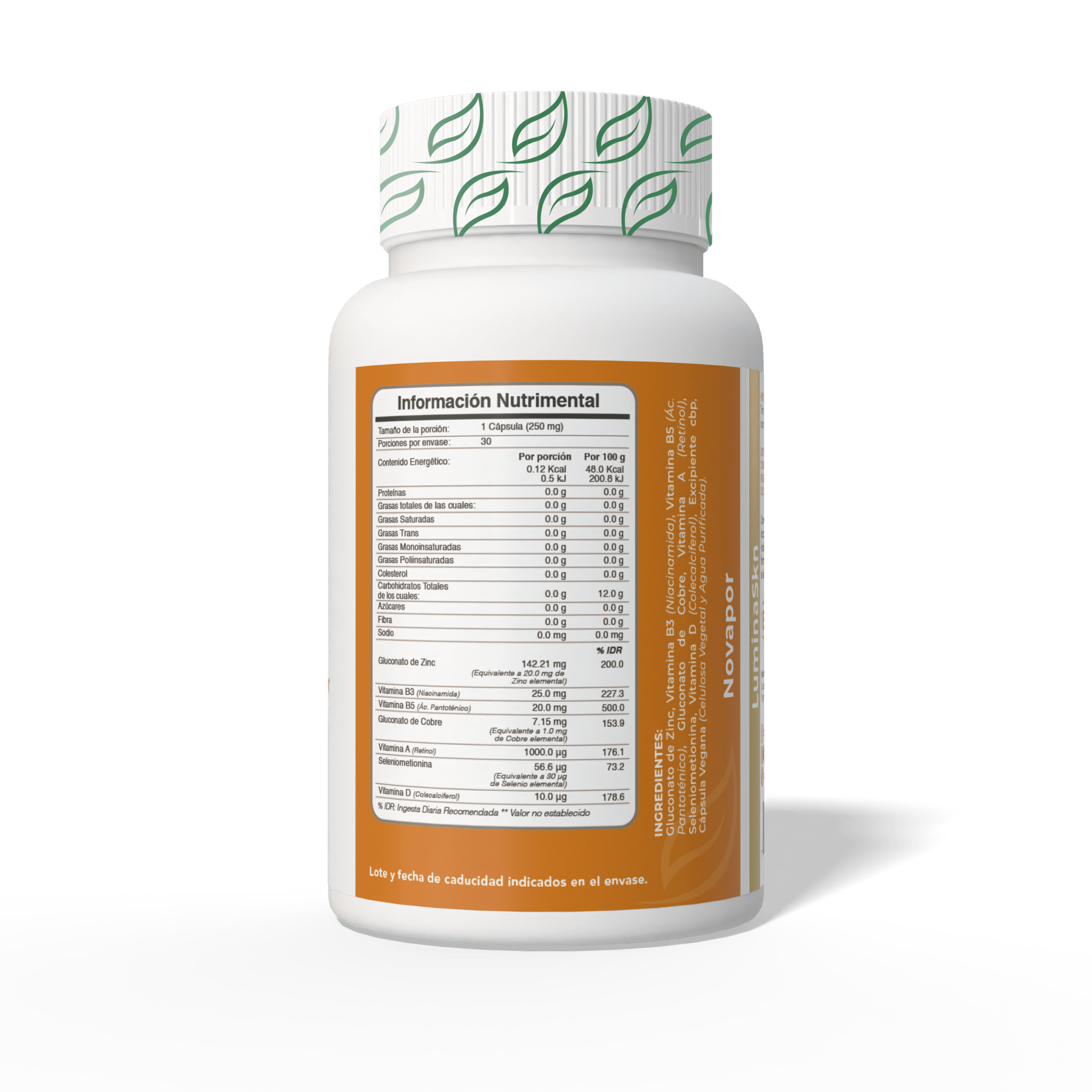 Biobo Labs LumidaSkn Novapor 30 Cápsulas — Control de Grasa y Barrera Cutánea — DermaPharma