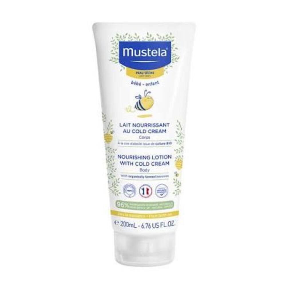 Mustela Cold Cream loción corporal nutritiva 200ml para piel seca de bebé