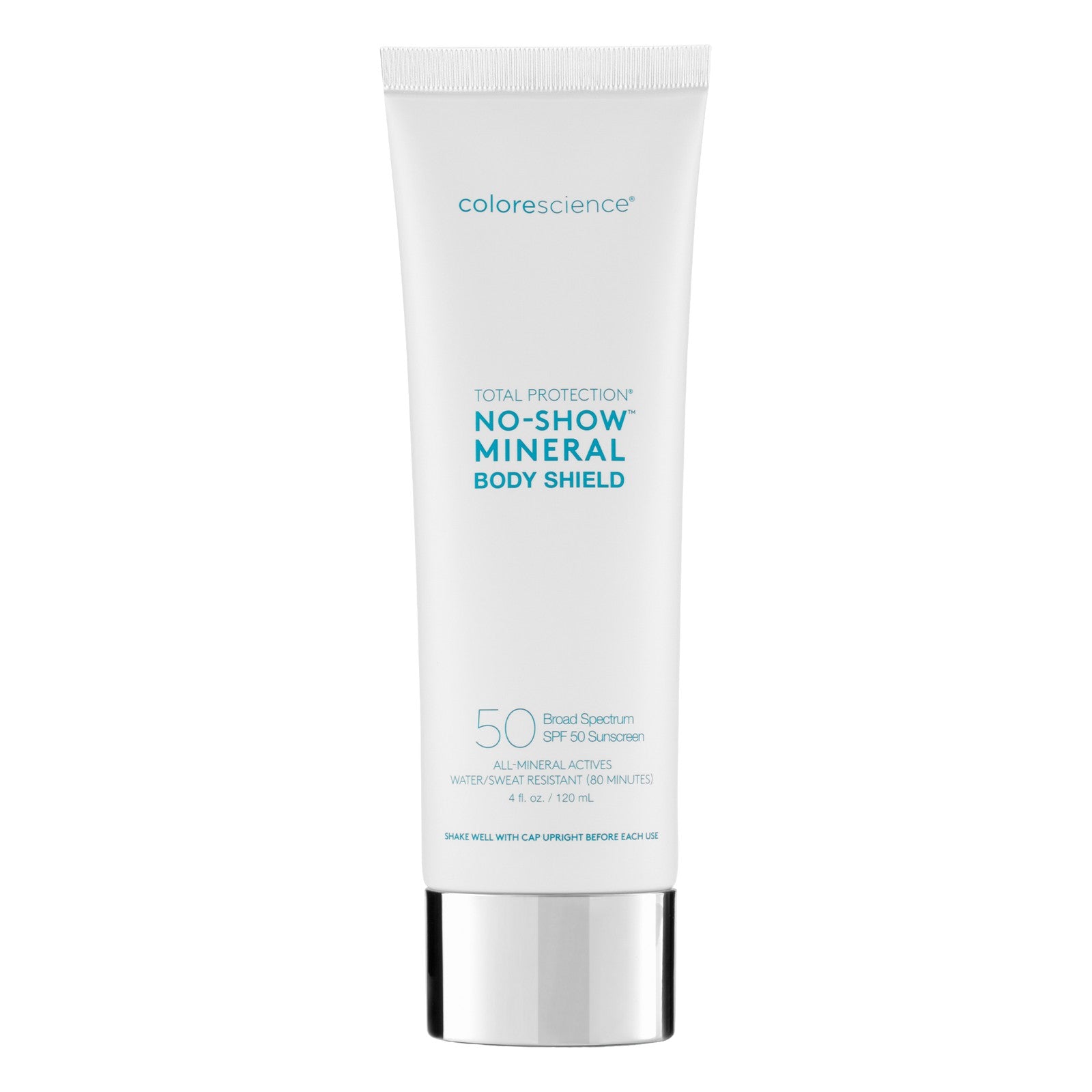 Colorescience Total Protection No-Show Body Shield SPF 50 protector solar corporal mineral 120 ml
