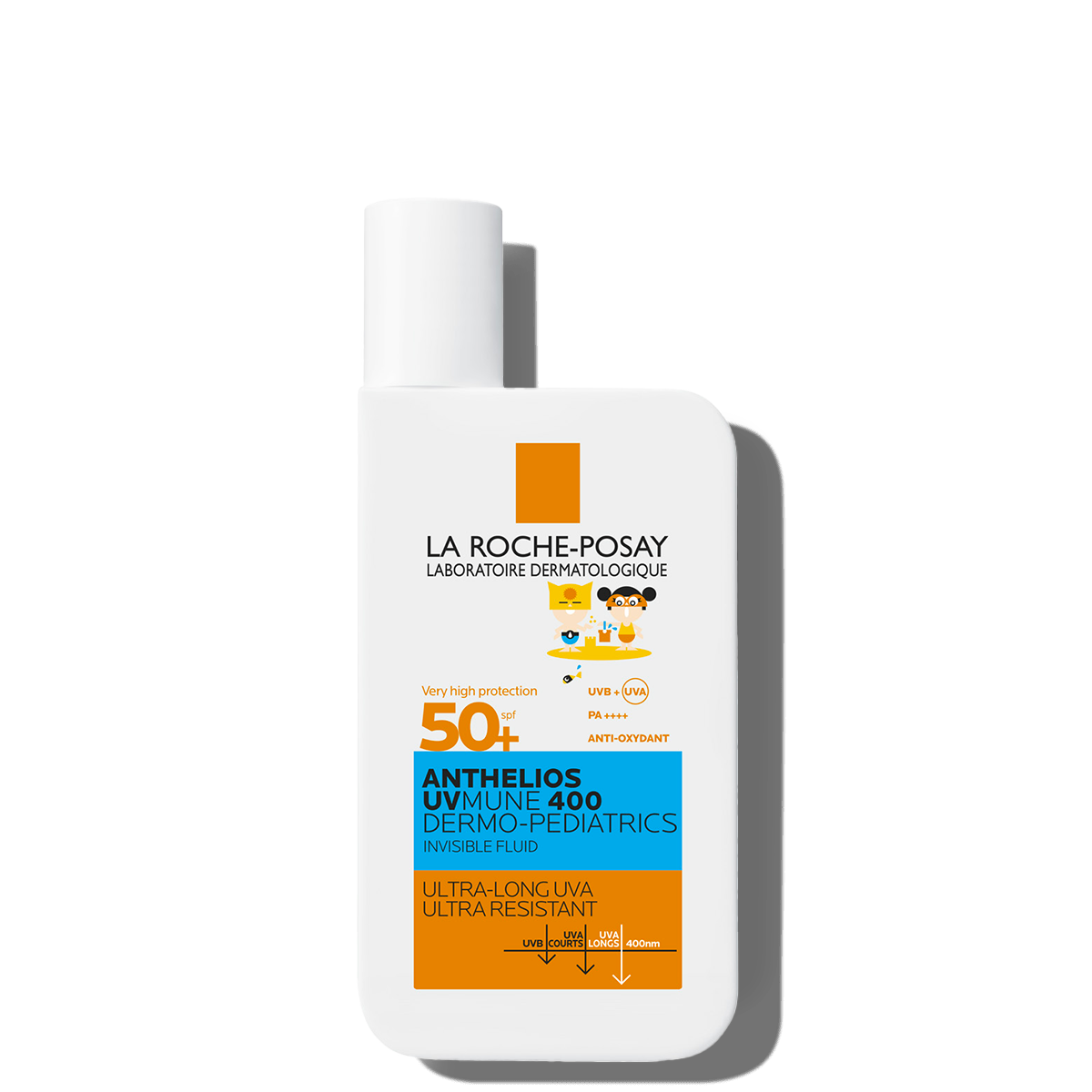 LA ROCHE-POSAY ANTHELIOS UVMUNE 400 DERMO-PEDIATRICS INVISIBLE FLUID SPF50+ - presentacion actual