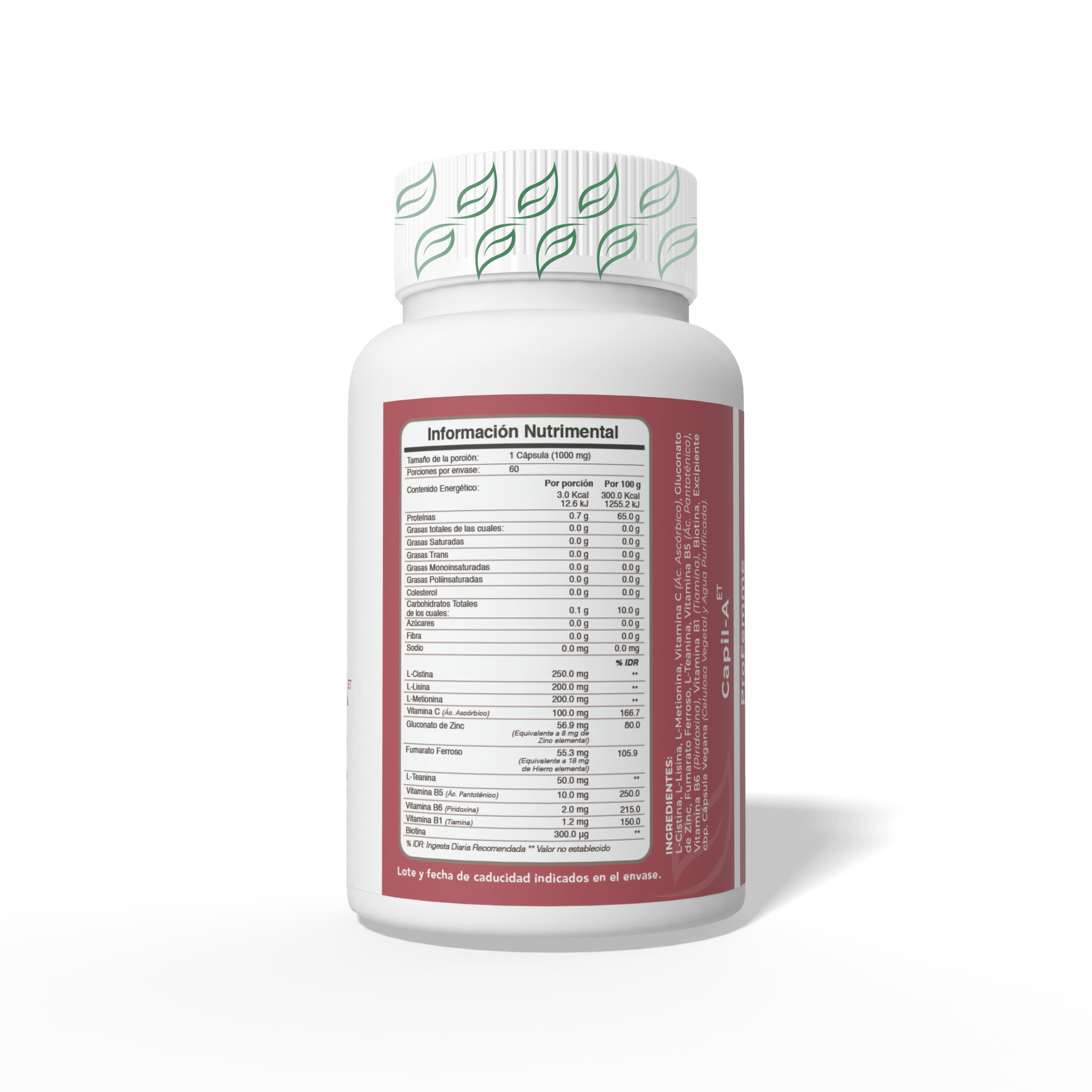 Biobo Labs ProFemme Capil-A ET 60 Cápsulas — Anticaída + Antiestrés — DermaPharma
