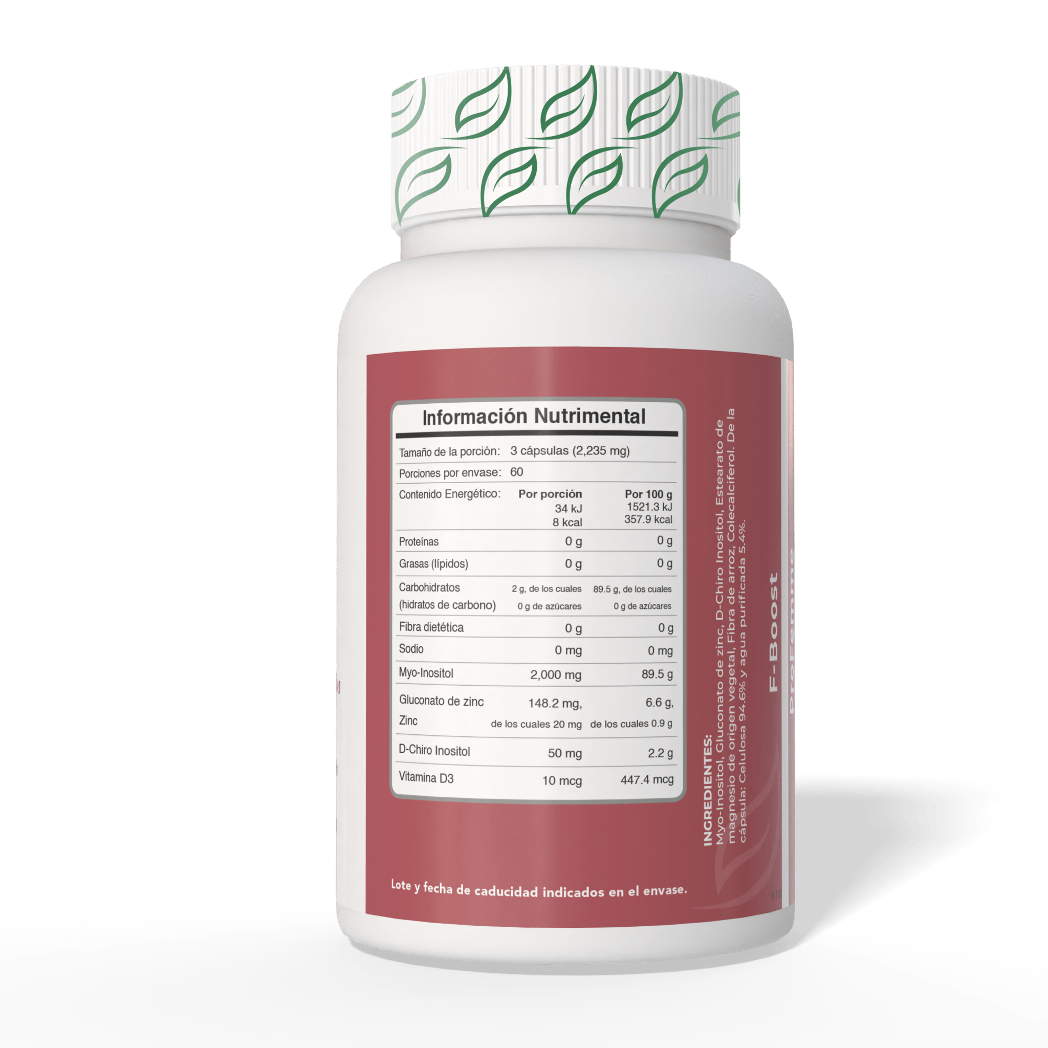 Biobo Labs ProFemme F-Boost 180 Cápsulas — Myo-Inositol para Equilibrio Hormonal y SOP — DermaPharma