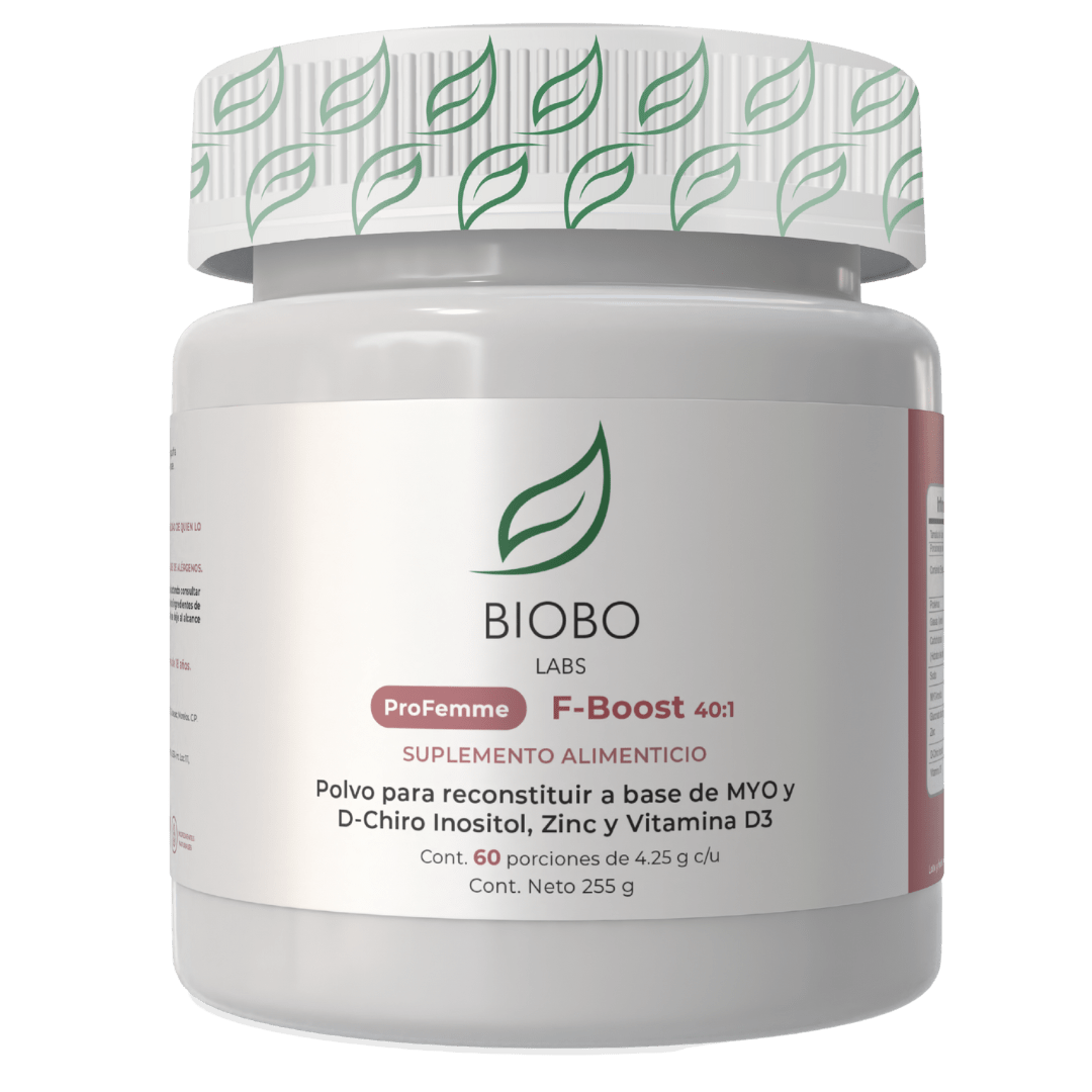 Biobo Labs ProFemme F-Boost en Polvo 60 Porciones — Inositoles para SOP — DermaPharma
