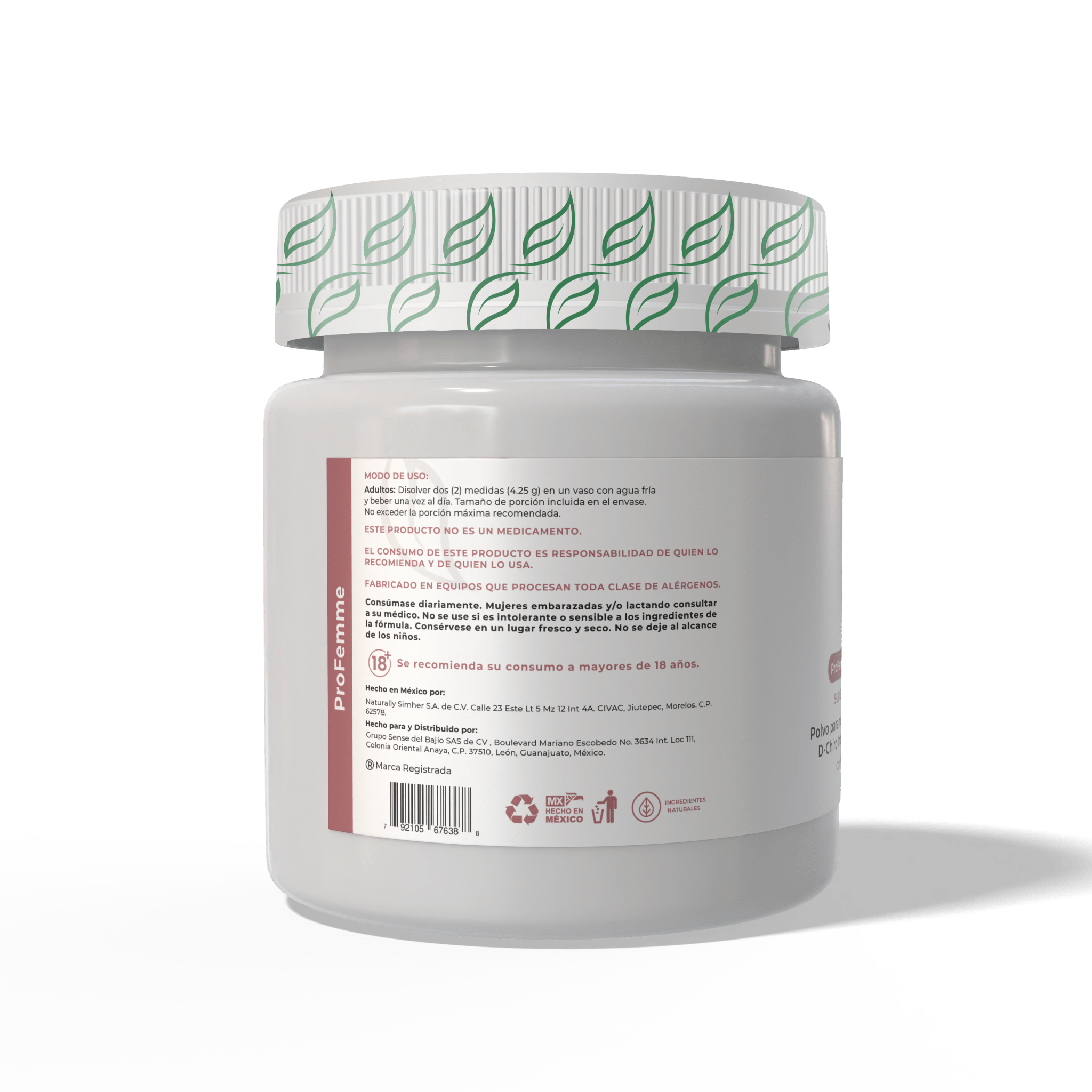 Biobo Labs ProFemme F-Boost en Polvo 60 Porciones — Inositoles para SOP — DermaPharma