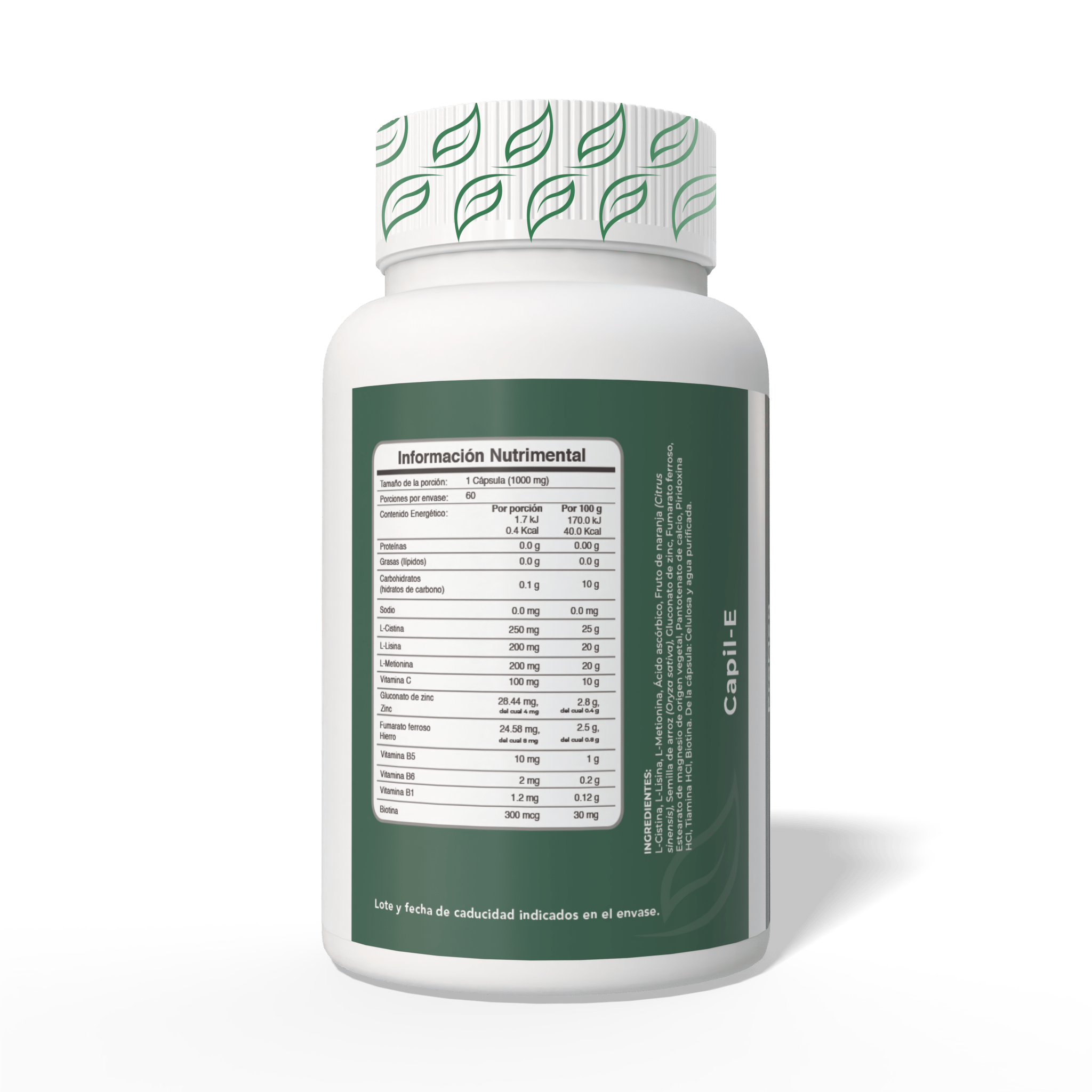 Biobo Labs ProMen Capil-E 60 Cápsulas — Suplemento Anticaída Hombre (2 Meses) — DermaPharma