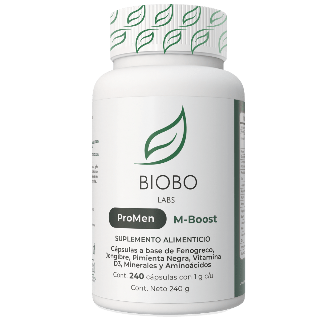 Biobo Labs ProMen M-Boost 240 Cápsulas — Vitalidad Masculina (80 Días) — DermaPharma