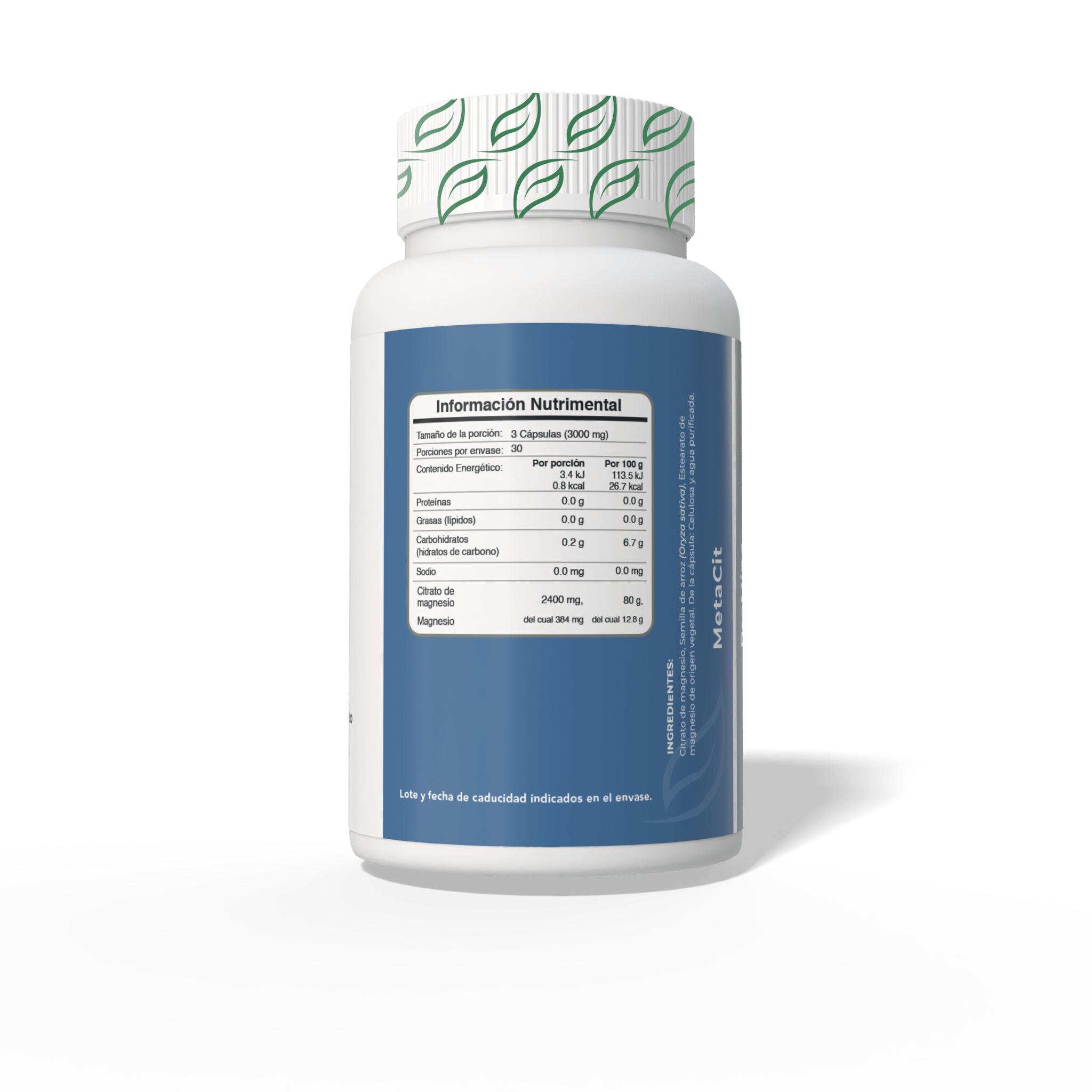 Biobo Labs ProMine MetaCit 90 Cápsulas — Citrato de Magnesio (30 Días) — DermaPharma