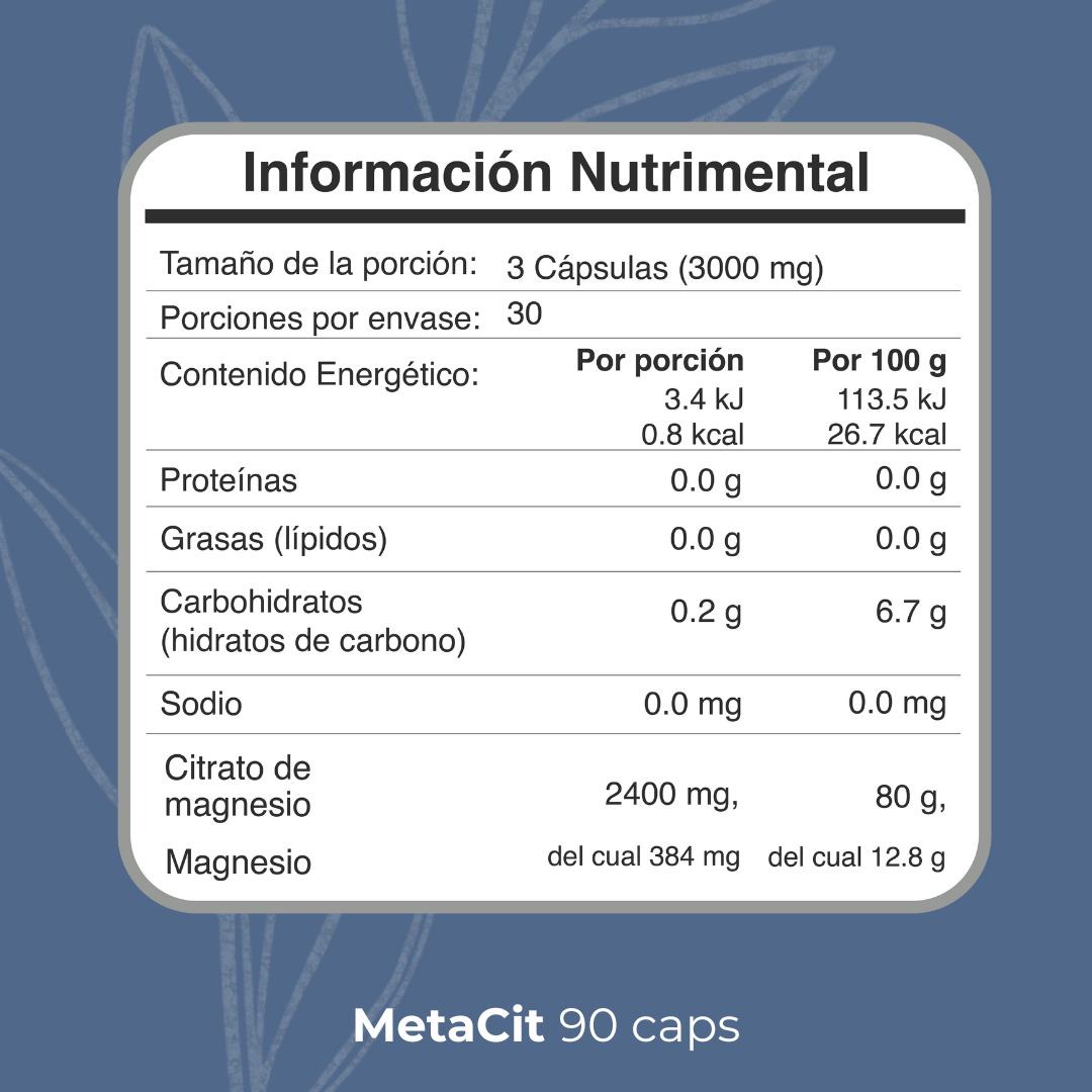 Biobo Labs ProMine MetaCit 90 Cápsulas — Citrato de Magnesio (30 Días) — DermaPharma