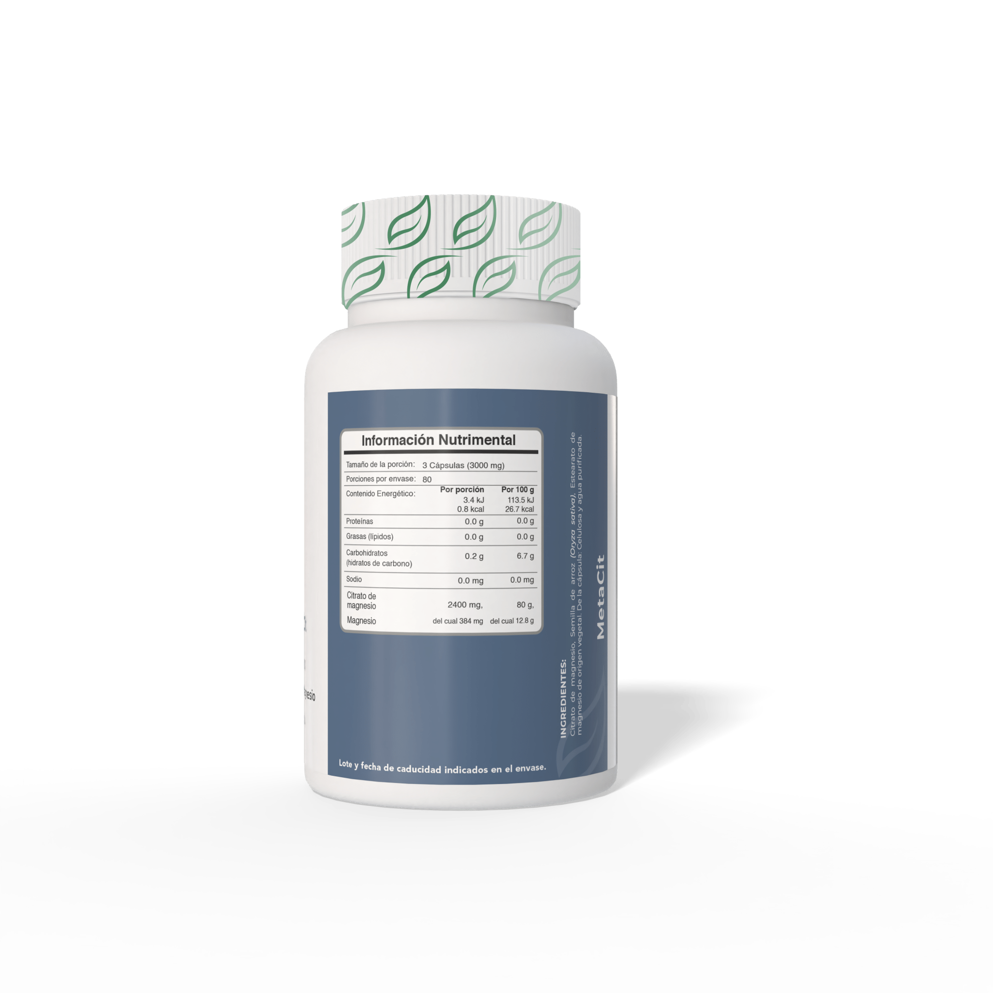 Biobo Labs ProMine MetaCit 240 Cápsulas — Citrato de Magnesio (80 Días) — DermaPharma