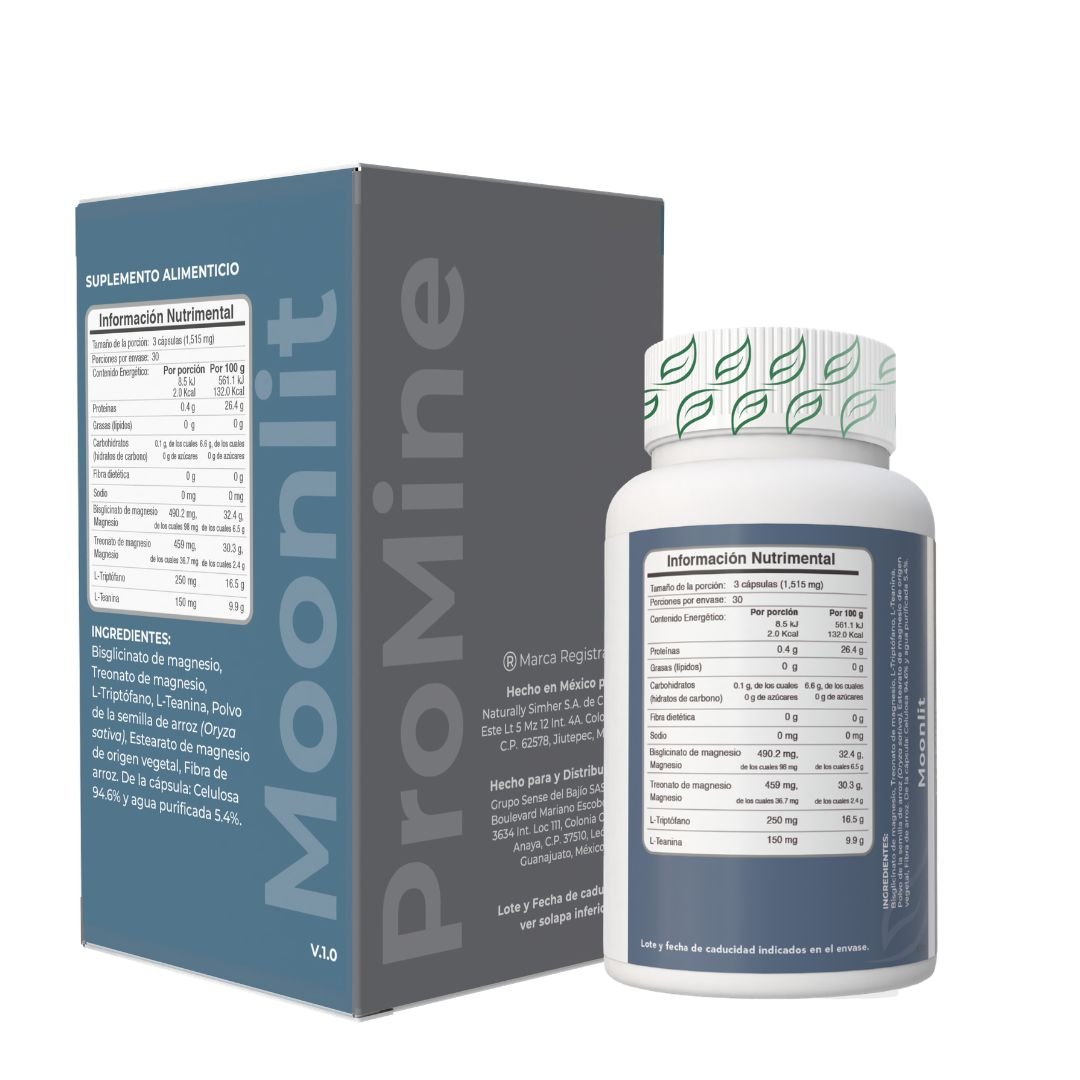 Biobo Labs ProMine Moonlit 90 Cápsulas — Descanso Reparador — DermaPharma