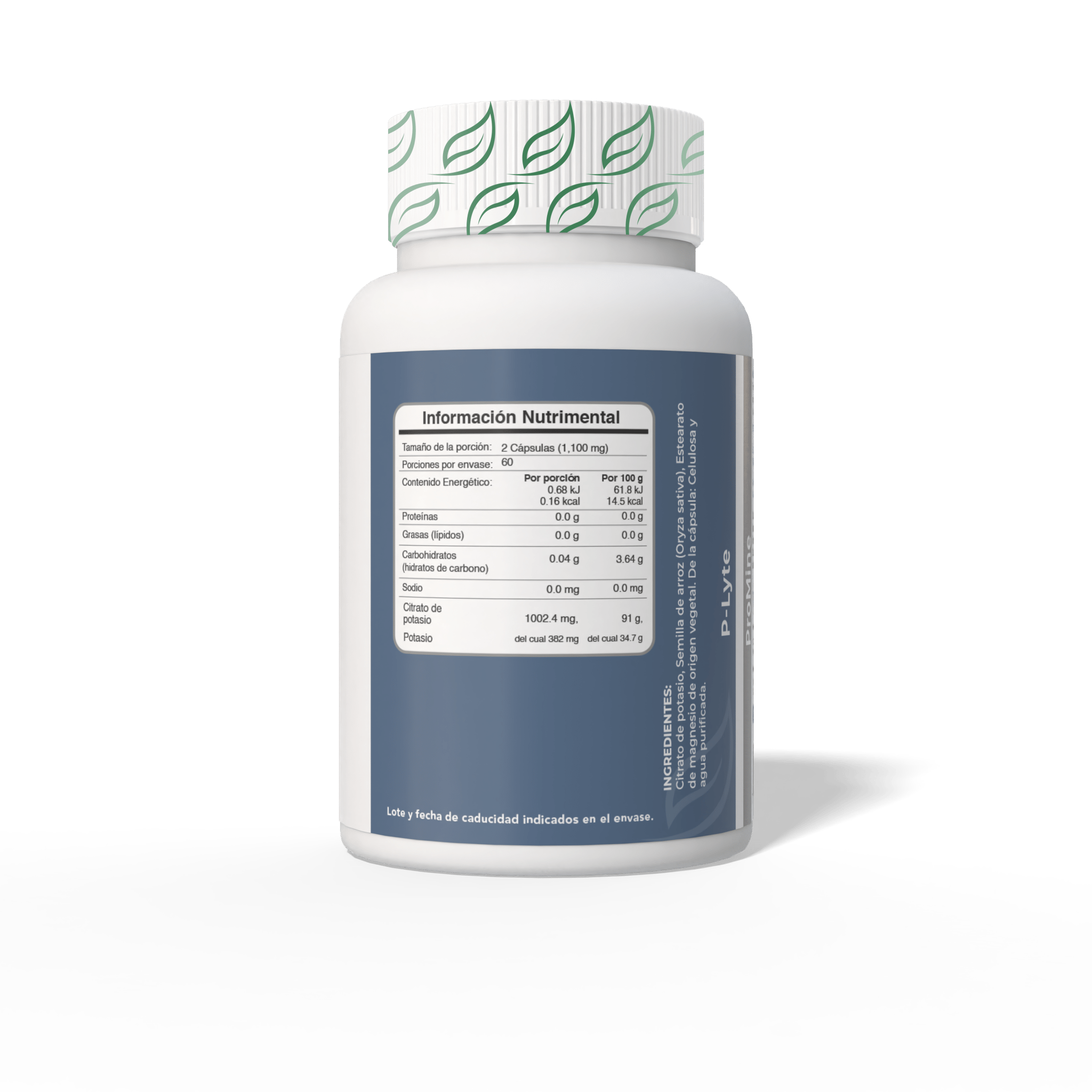 Biobo Labs ProMine P-Lyte 120 Cápsulas — Electrolitos con Potasio — DermaPharma