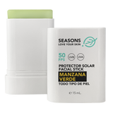 Season Love Your Skin Protector Solar FPS50 Stick Manzana Verde 15 g - SEASONS Love Your Skin