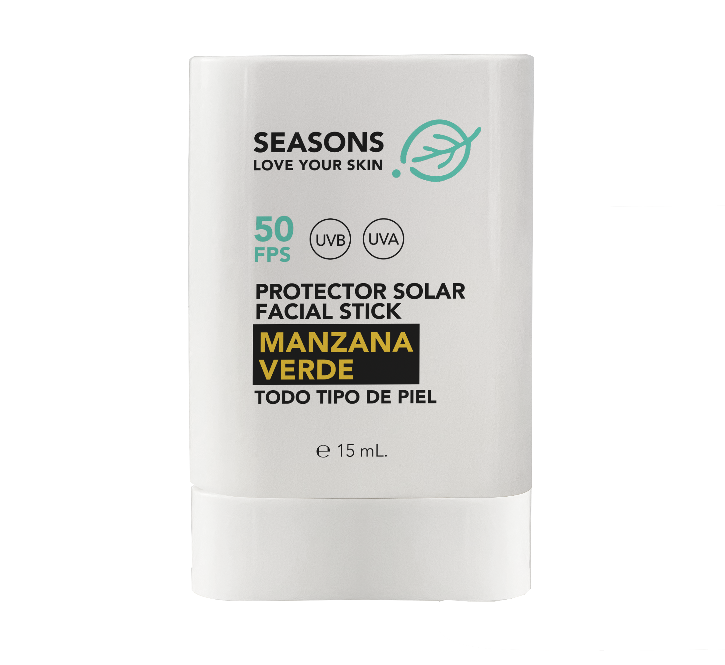 Season Love Your Skin Protector Solar FPS50 Stick Manzana Verde 15 g - SEASONS Love Your Skin