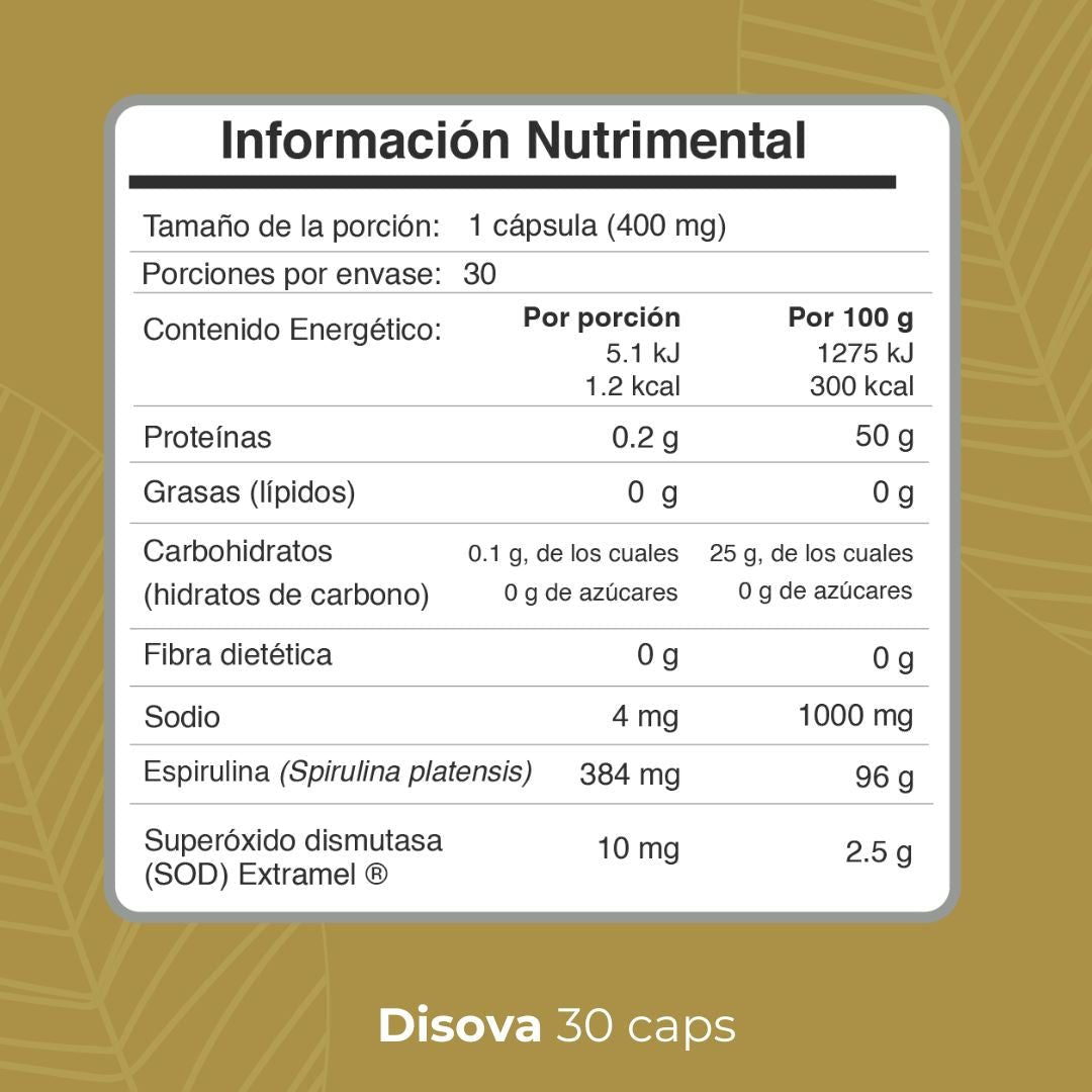 Biobo Labs Revigen Disova 30 Cápsulas — Reinicio Digestivo Anti-Candida — DermaPharma