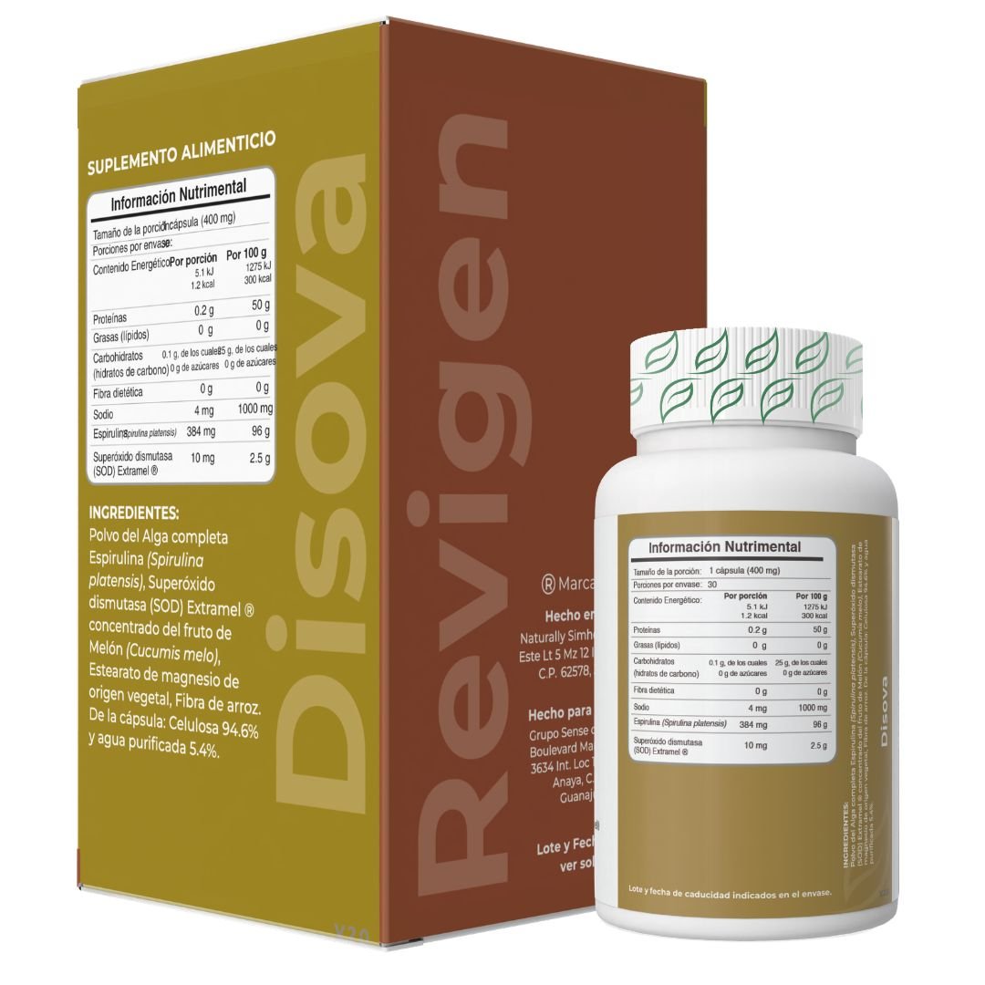 Biobo Labs Revigen Disova 30 Cápsulas — Reinicio Digestivo Anti-Candida — DermaPharma