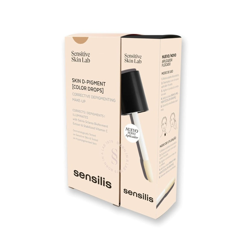 Sensilis Skin D-Pigment [Color Drops] Base de Maquillaje Despigmentante Tono 04 25ml — DermaPharma
