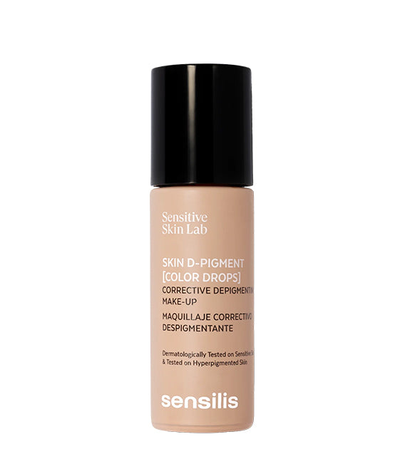Sensilis Skin D-Pigment Color Drops base de maquillaje despigmentante tono 03 25ml