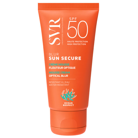 SVR Sun Secure Blur SPF50+ mousse textura
