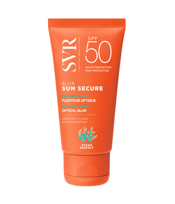 SVR Sun Secure Blur SPF50+ mousse textura