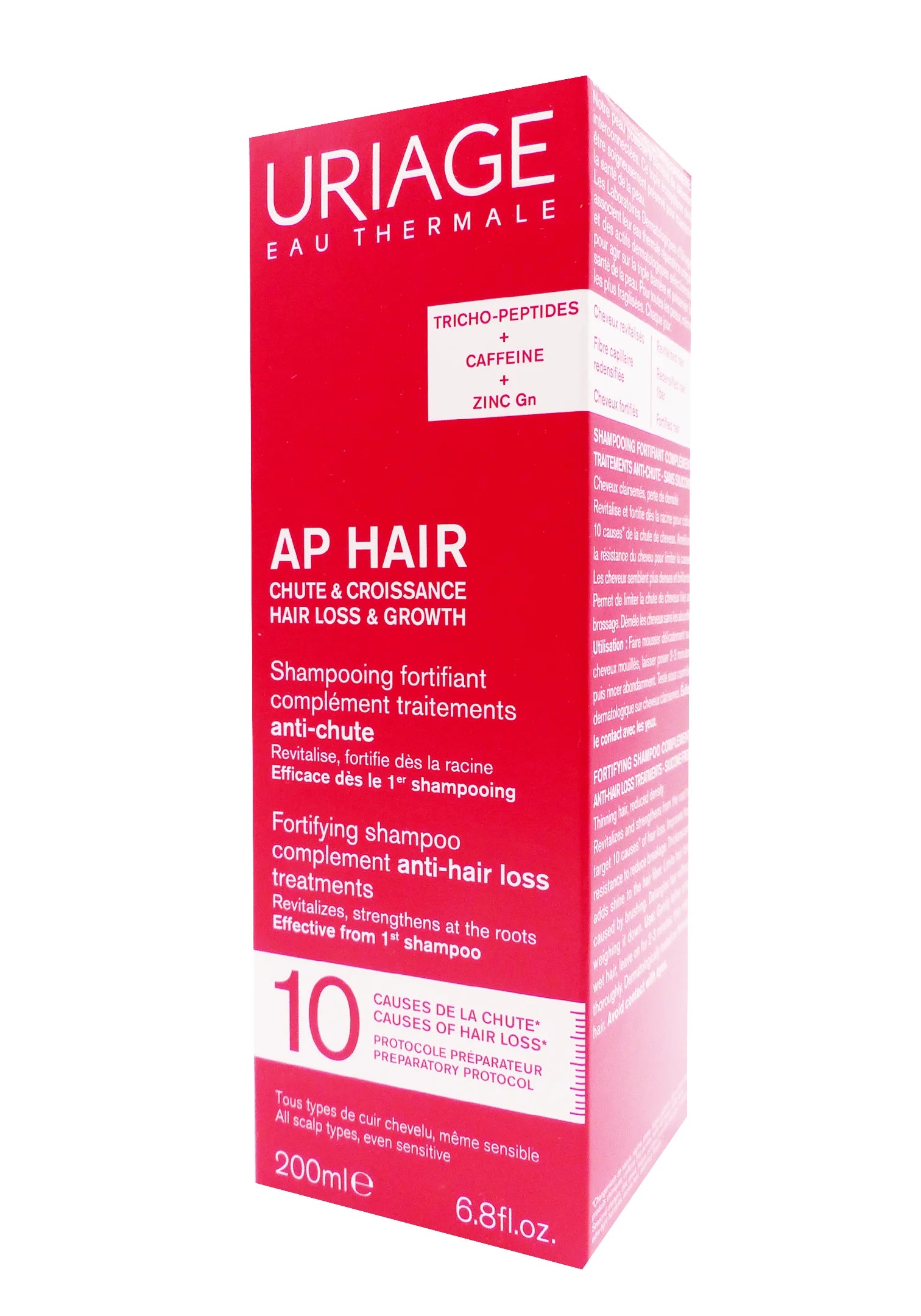 Uriage AP HAIR Shampoo Fortificante Anti-Caída 200ml complemento tratamientos caída del cabello