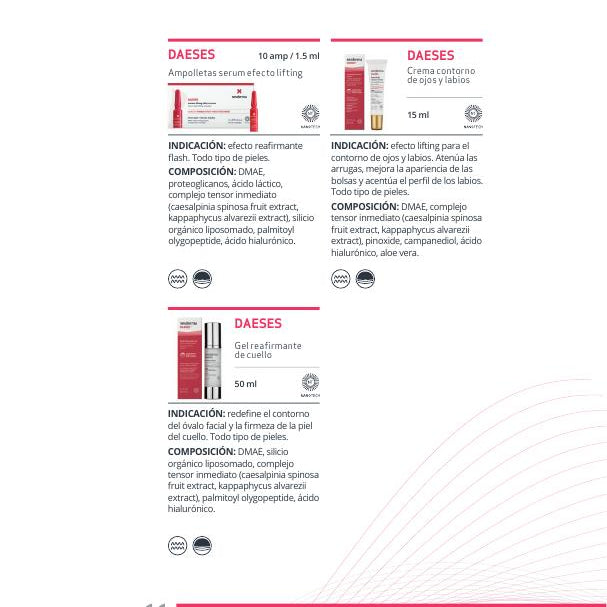 Ficha oficial Sesderma linea daeses