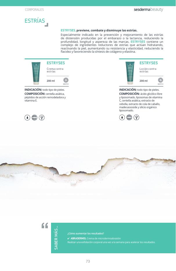 Ficha oficial Sesderma linea estryses