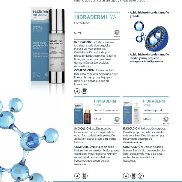 Sesderma Hidraderm Hyal Liposomal Sérum 30ml — Ácido Hialurónico