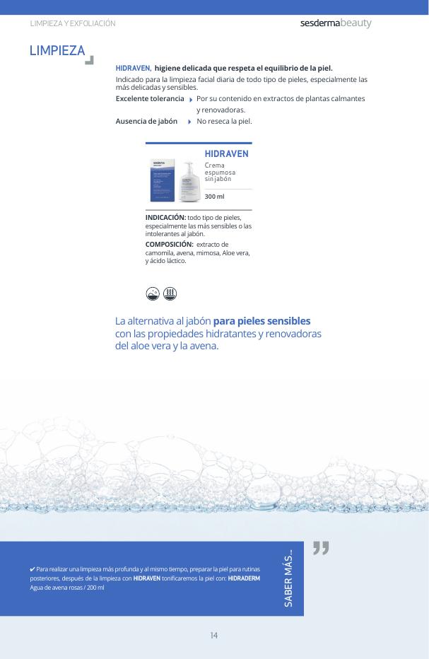 Sesderma Hidraven Crema Espumosa Sin Jabón 300ml