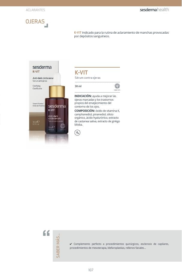 Ficha oficial Sesderma linea k-vit
