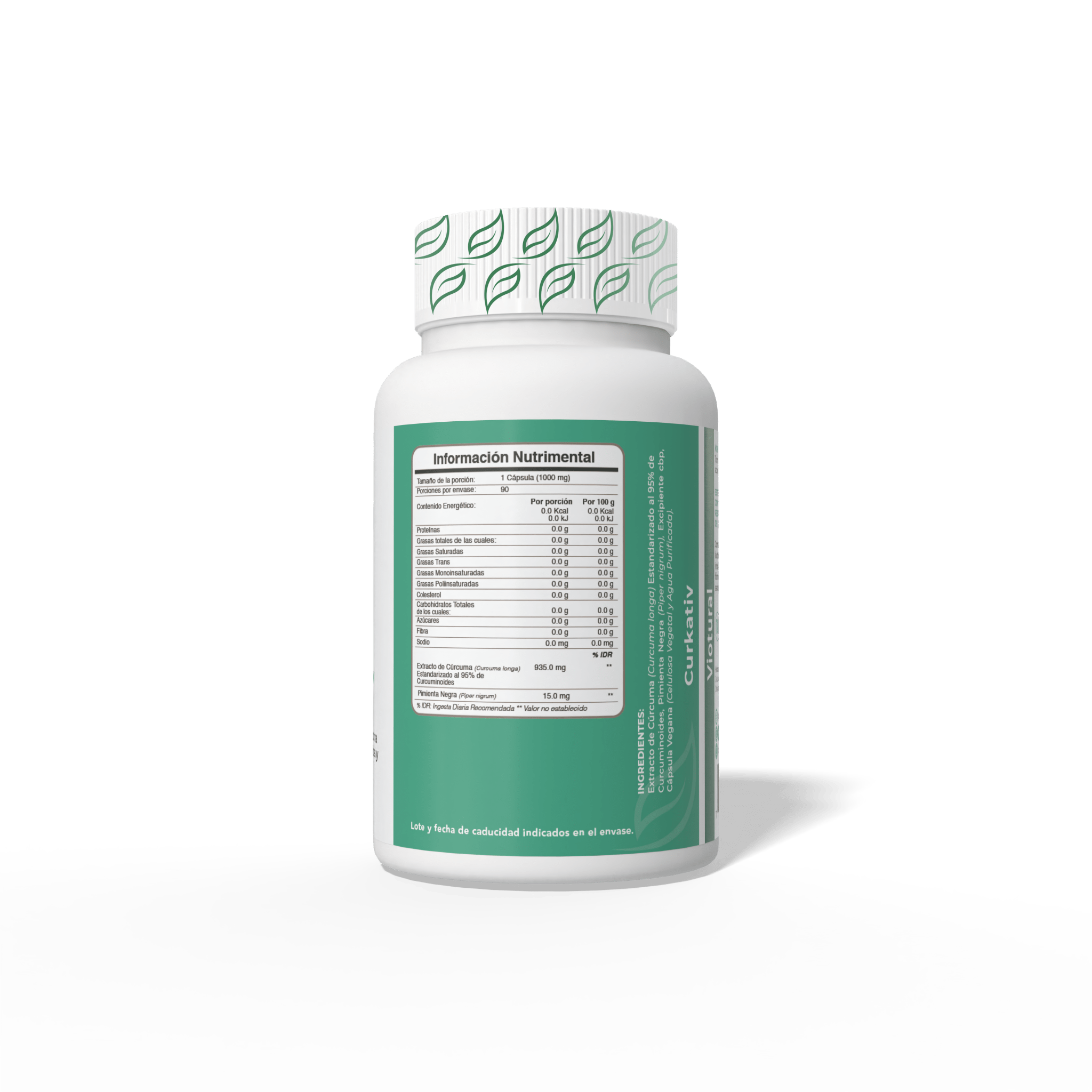 Biobo Labs Viotural Curkativ 90 Cápsulas — Cúrcuma Bioactiva Antiinflamatoria — DermaPharma